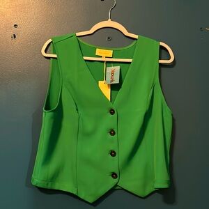 Melloday Spring Green pants & vest set